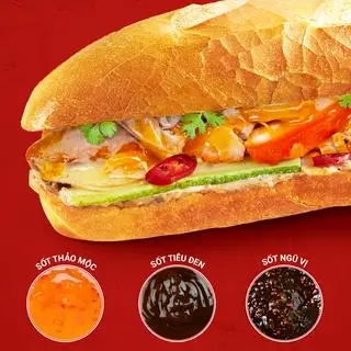 Hình ảnh Bánh Mì Thịt Muối
