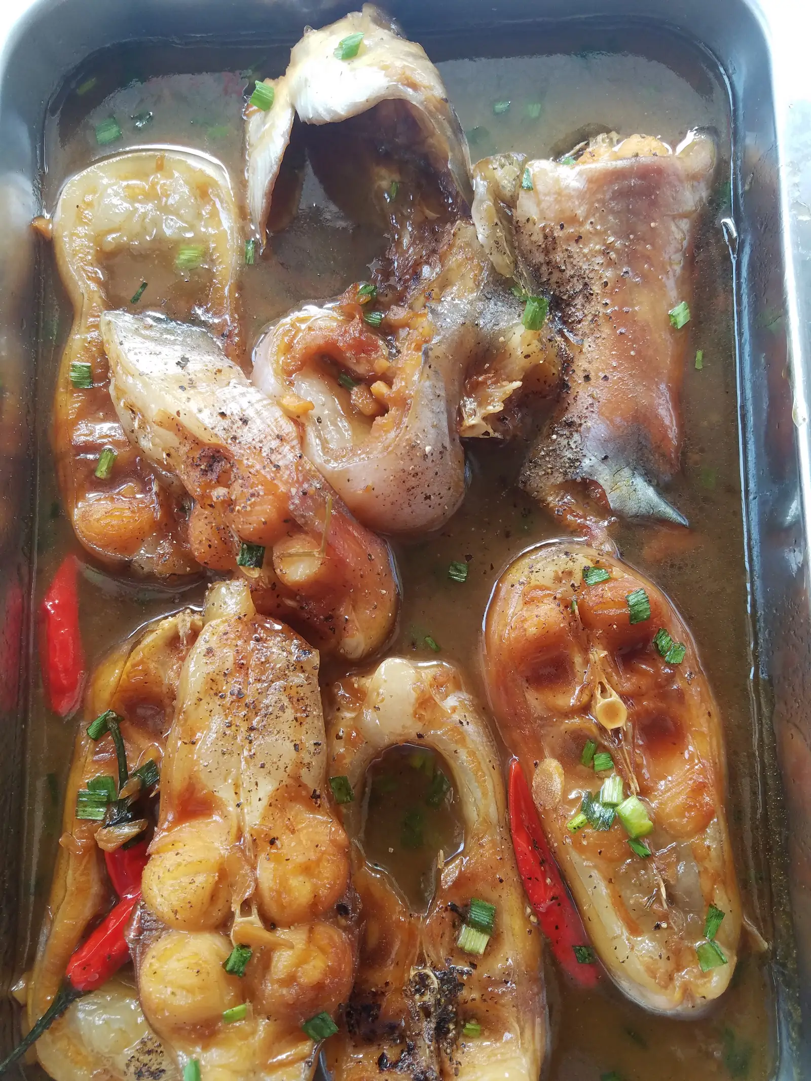 Hình ảnh Cơm cá hú kho 