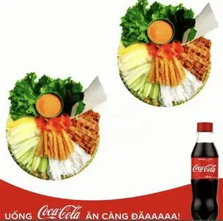 Hình ảnh combo 2 suất nen nướng 1 chai coca lạnh