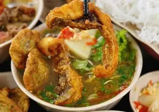 Hình ảnh BÚN CÁ CHAN CÁ GIÒN