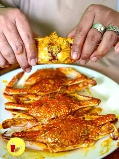 Hình ảnh Ghẹ nhỏ sốt muối ớt xanh - nửa kg