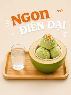 Hình ảnh Kem dừa bơ