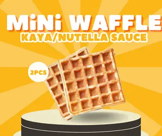 Hình ảnh Waffle Mini (2pcs) - Bánh kẹp (2 miếng)