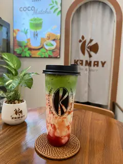 Hình ảnh Matcha latte dâu (M)