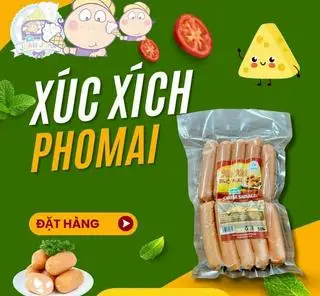 Hình ảnh Xúc xích phô mai,500gram, có 10 cây.