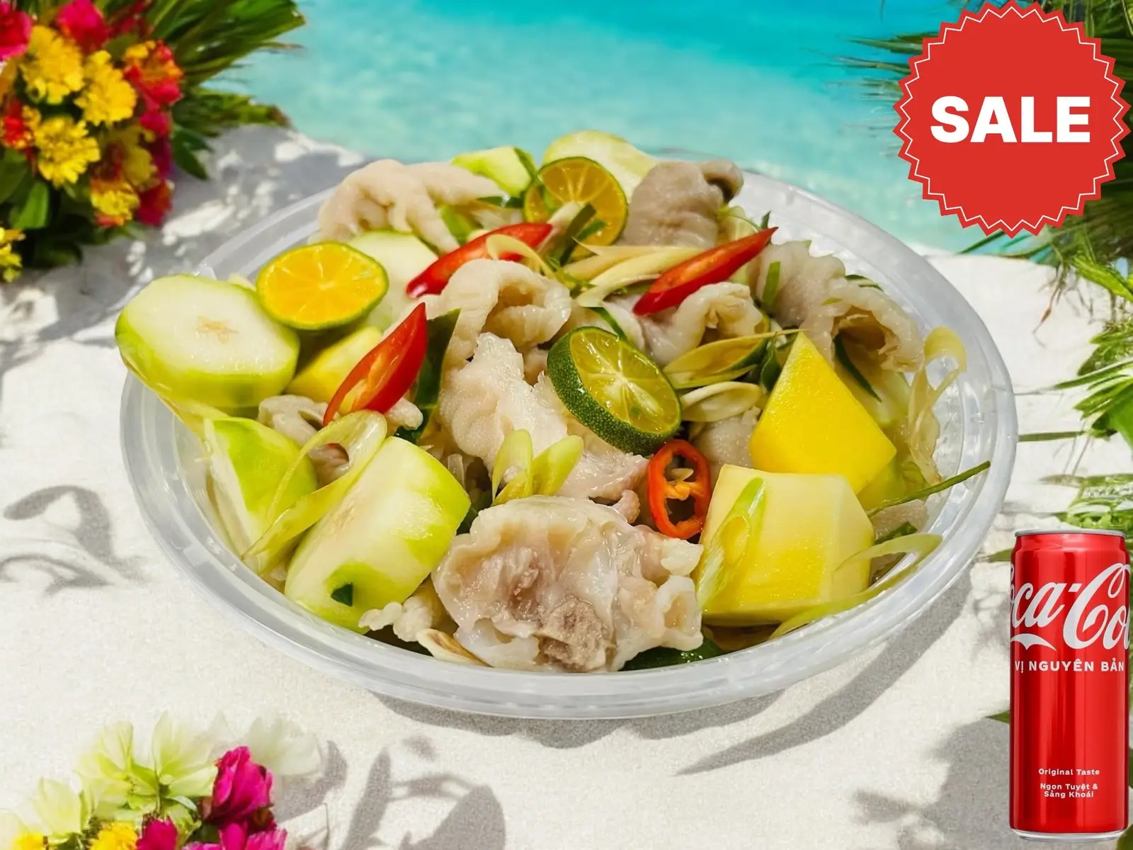 Hình ảnh Chân Gà Sả Tắc Size L + 1 Coca