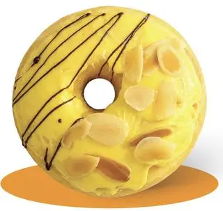 Hình ảnh Donut chuối hạnh nhân