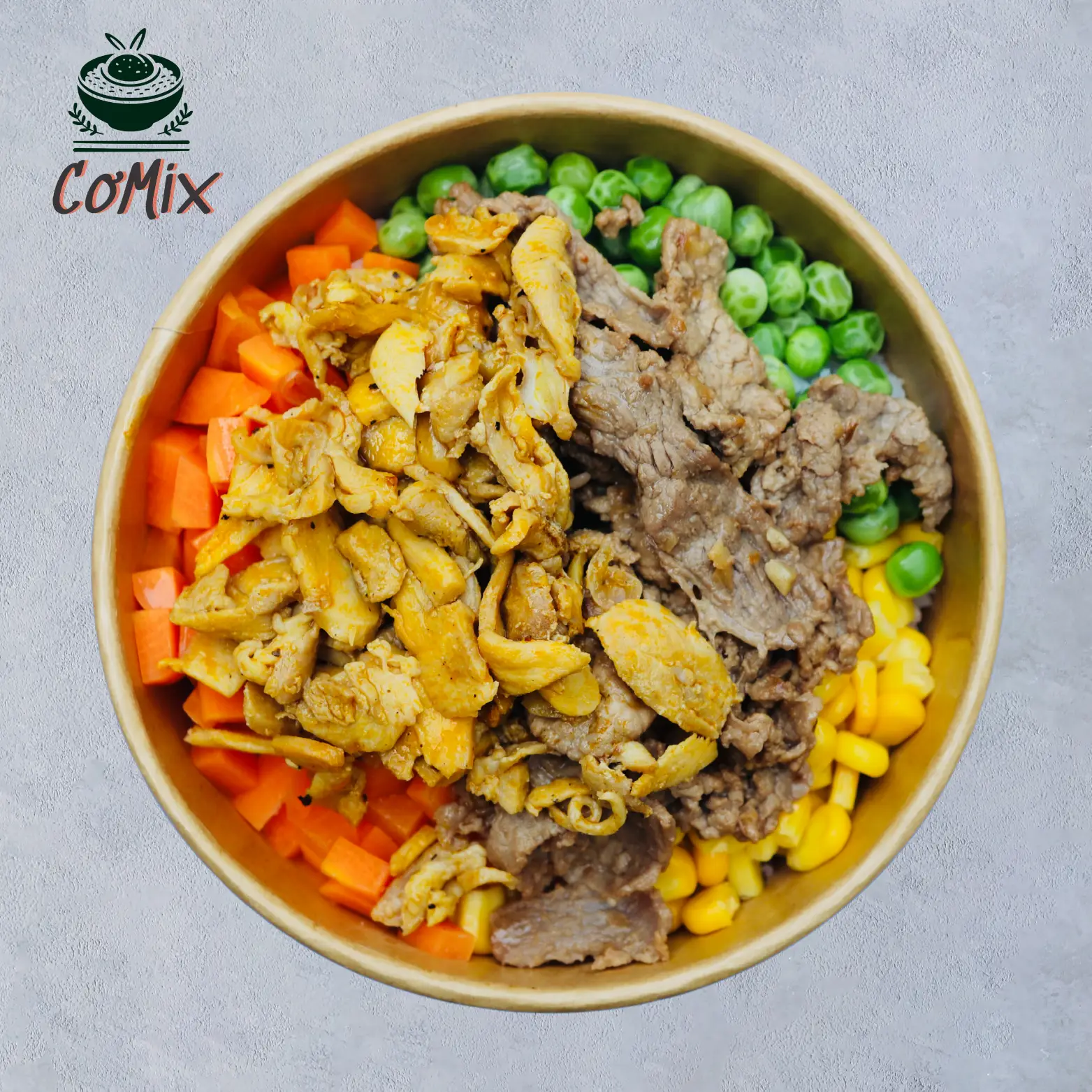 Hình ảnh Cơm Trộn Bò + Gà
