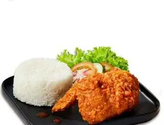 Hình ảnh cơm cánh gà xốt chua ngot