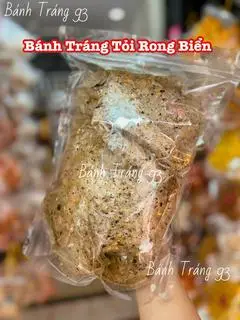 Hình ảnh [Túi Zip Lớn] Bánh Tráng Tỏi Rong Biển