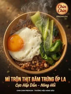 Hình ảnh [1,5 vắt] Mì trộn sa tế thịt băm trứng ốp la
