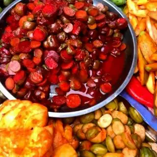 Hình ảnh hoa quả dầm thập cẩm