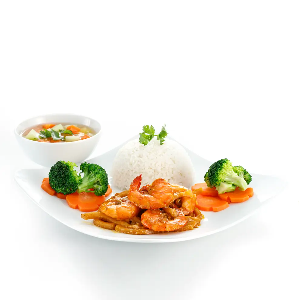 Hình ảnh Cơm Tôm Rim Nước Dừa