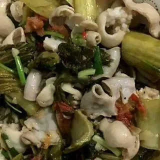 Hình ảnh Cơm Chiên Lòng Xào Cải Chua