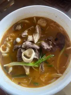 Hình ảnh bún lòng bò đầy đủ