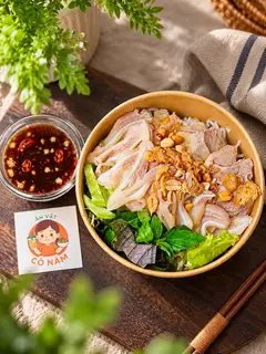 Hình ảnh Bún thịt luộc tai heo nước tương