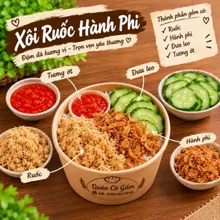 Hình ảnh Xôi ruốc hành phi