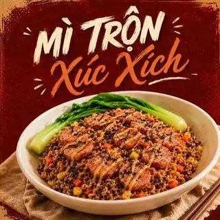 Hình ảnh Mì Trộn Xúc Xích