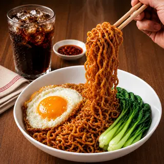Hình ảnh Mì trộn Indomie Ốp La