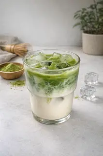 Hình ảnh Matcha Latte sữa chuối