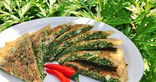 Hình ảnh Trứng Rán Ngải Cứu