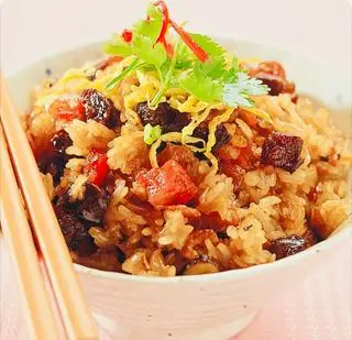 Hình ảnh xôi trộn kiểu người hoa 