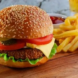 Hình ảnh Hamburger Bò Teriyaki 