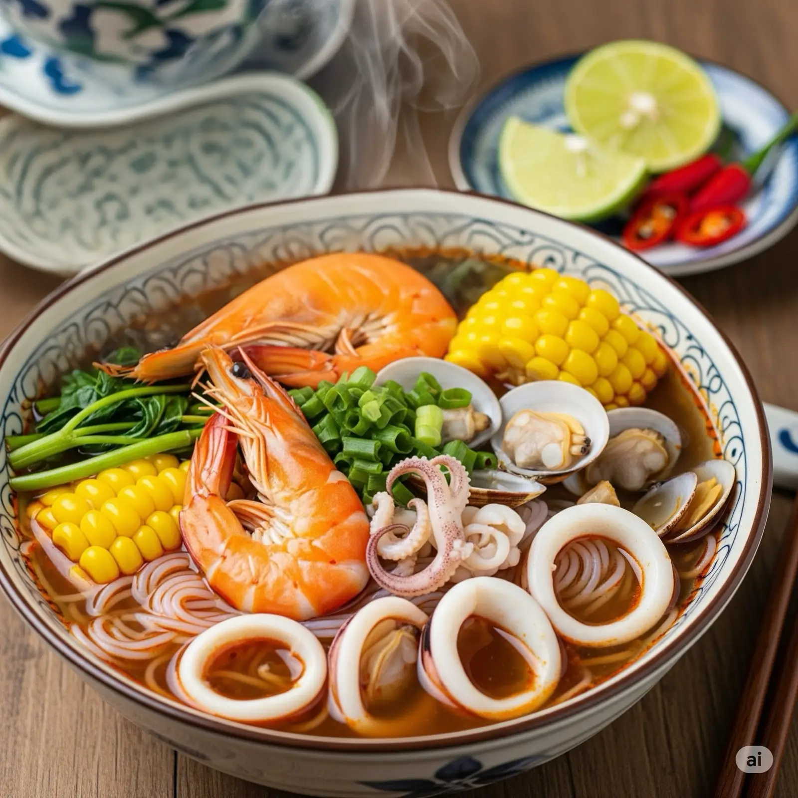 Hình ảnh Bún Thái hải sản