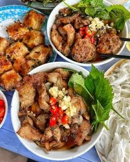 Hình ảnh Bún Chả Thịt miếng