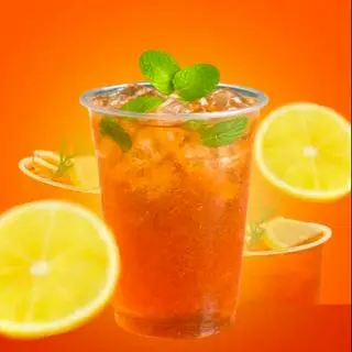 Hình ảnh Hồng trà chanh bạc hà × thạch oolong