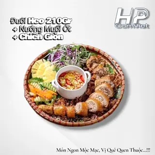 Hình ảnh Cơm Đuôi Heo Nướng Muối Ớt 210Gr