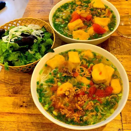 Hình ảnh Bún riêu tóp mỡ đậu - bò