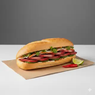 Hình ảnh Bánh Mì Xá Xíu 