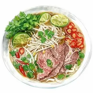 Hình ảnh Hủ tíu nạm - bò viên