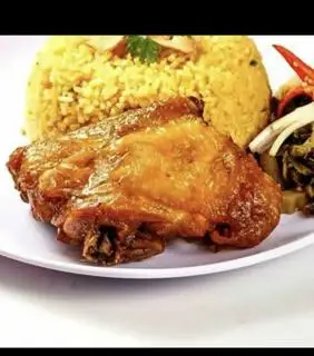 Hình ảnh Cơm Má Đùi Mắm Tỏi