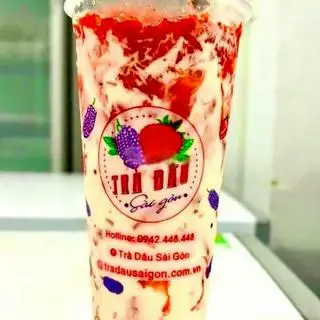 Hình ảnh Sữa chua dâu tây