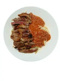 Hình ảnh Combo spaghetti BBQ  - 1 đồ uống tự chọn