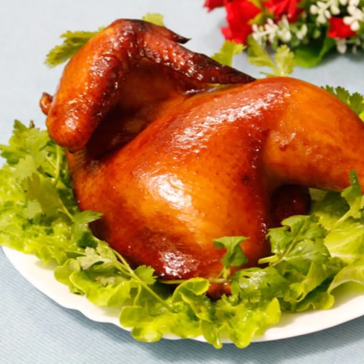 Hình ảnh GÀ QUAY Size TO 1/2 CON ( Hafl Roast Chicken Big Size)