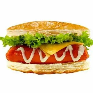 Hình ảnh Burger Kris Krust Xúc Xích