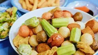 Hình ảnh Combo cá viên chiên Thường 105k + 1 ly trà tắc 