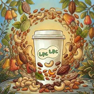 Hình ảnh Sữa hạnh nhân - hạt điều - cacao