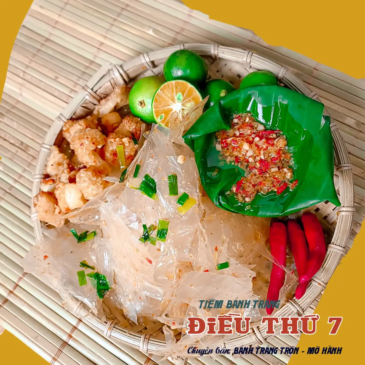 Hình ảnh Bánh Tráng Sa Tế Mỡ Hành Tóp Mỡ 