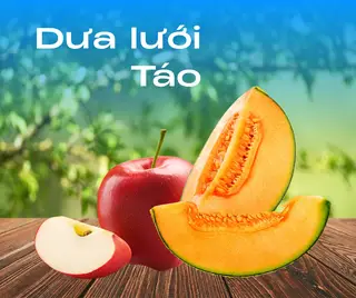 Hình ảnh Dưa lưới mix Táo