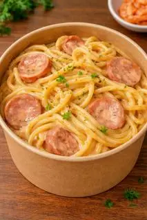 Hình ảnh Mì Ý xốt kem