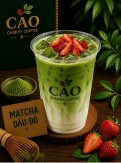 Hình ảnh Matcha dâu đỏ