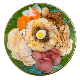 Hình ảnh Xôi mặn lạp xưởng tươi