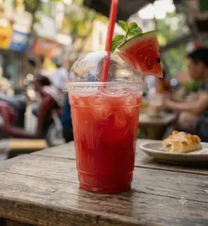 Hình ảnh Dưa hấu ép
