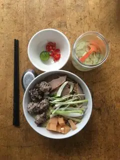 Hình ảnh Miến lòng mề trộn