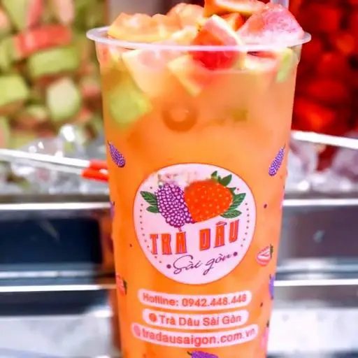 Hình ảnh Trà mix dâu - ổi 