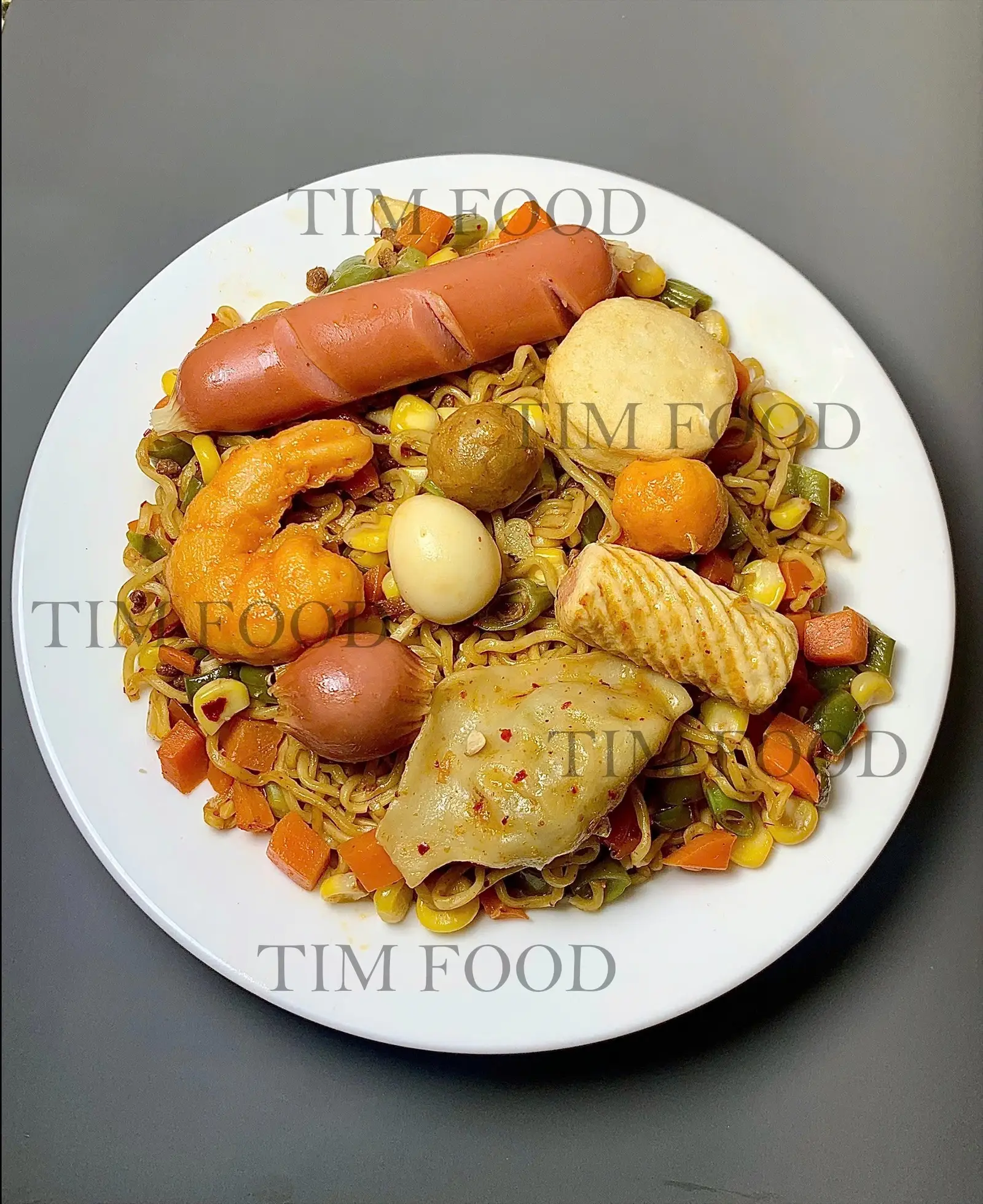 Hình ảnh Mì Trộn Full Topping Nhiều Mì - Đặc Biệt